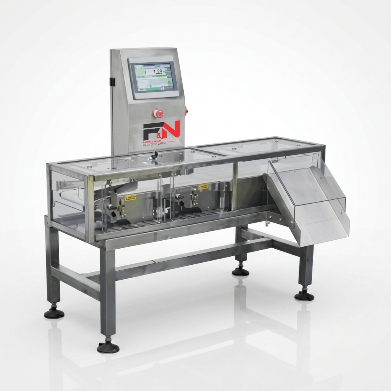Industrial check weigher inspection machine