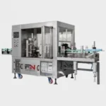 Hot glue labeling machine for plastic bottles