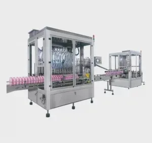 Shampoo filling line for cosmetic production