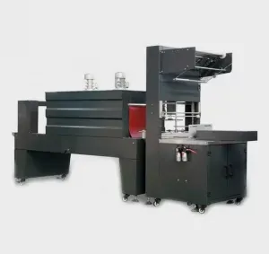 semi-automatic bottle shrink wrapping machine for food PE film packaging