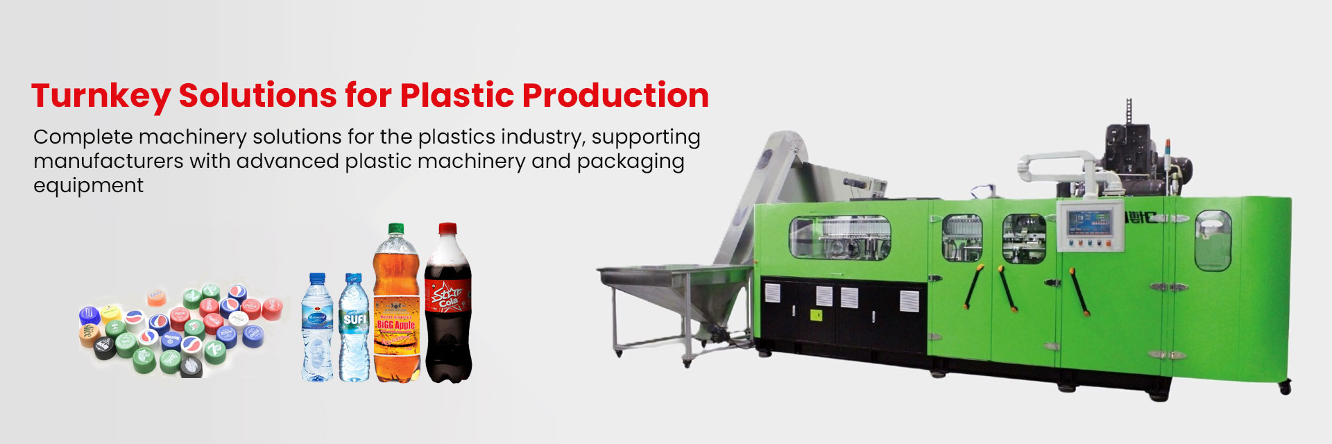 Trunkey solutions for plastic prodcution by F&N